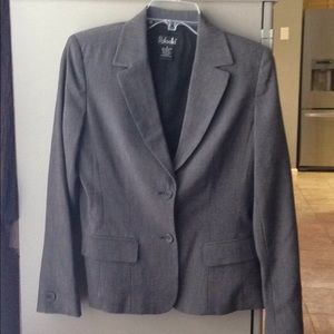 Black and white collared blazer, Rafaella size 8